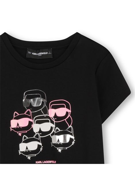 Abito con stampa KARL LAGERFELD KIDS | Z3115509B